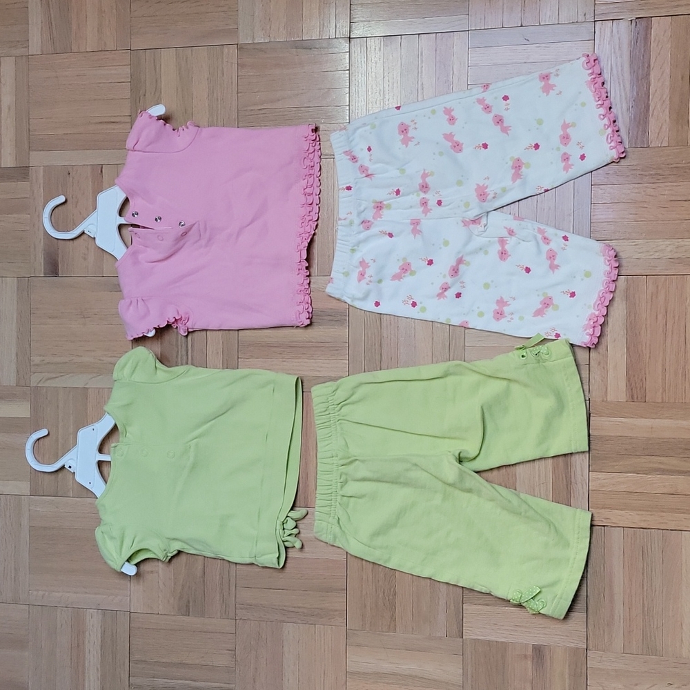 Gymboree lot of 2 Matching shirt & pants sets - like new - Picture 6 of 6